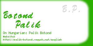 botond palik business card